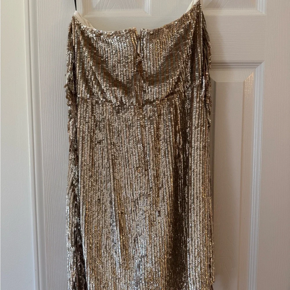 NBD Strapless Sequin Dress | Mekayla Mini Dress - Picture 4 of 6